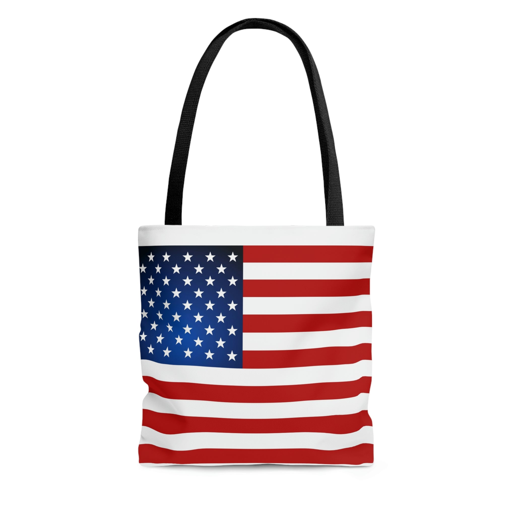 Tote Bag - DESIGN: AMERICAN FLAG - American Flag/USA/White Background